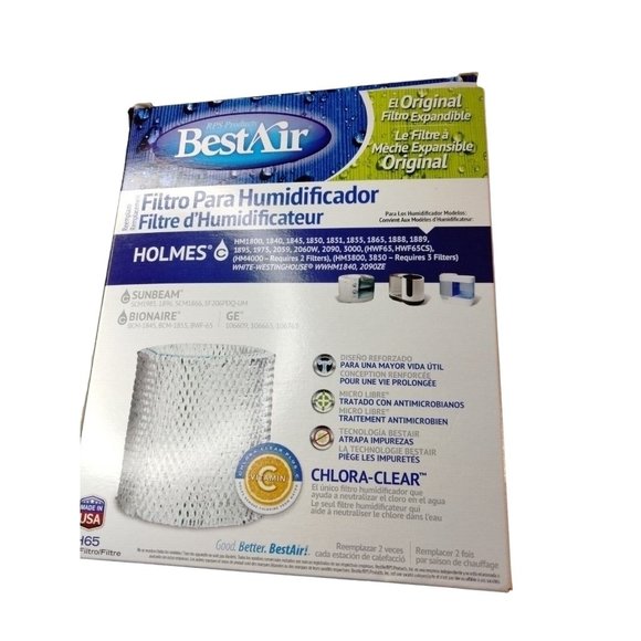 Best Air Perfect Blue H65 H 65 Humidifier Wick Filter GE Sunbeam Holmes Bionaire - Picture 3 of 5